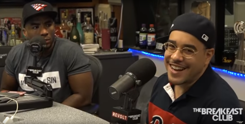 Charlamagne the god gives Kirby Maurier a major shout out on The Breakfast Club