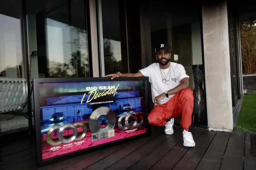 The Track Burnaz earn their first platinum plaque as Big Sean’s I Decided goes platinum